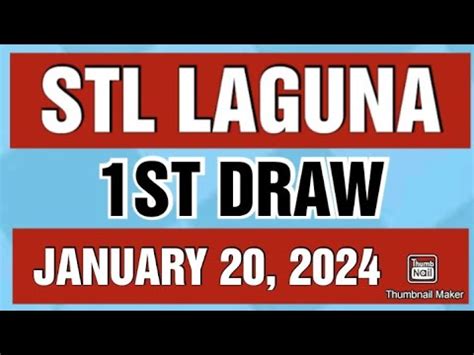 stl laguna ligaho 2024|STL Result Today, July 1, 2024 .